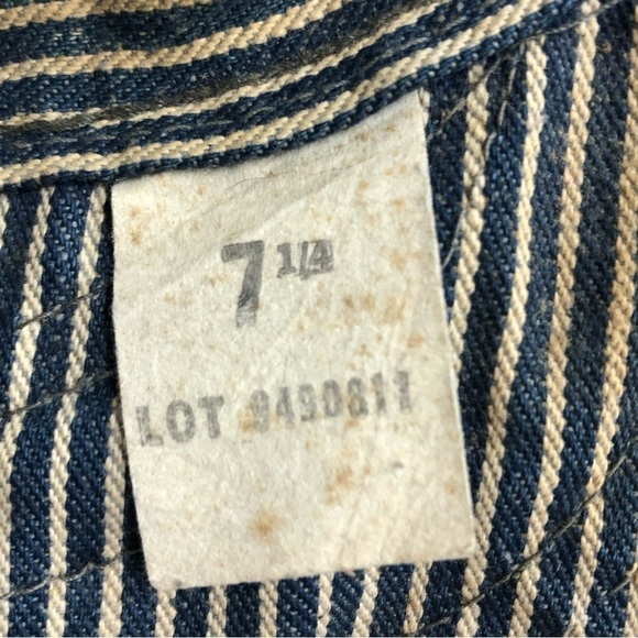 VTG Red Rock Big Smith East Broad Top Railroad Hat Engineer Conductor Train WORN - Picture 5 of 6